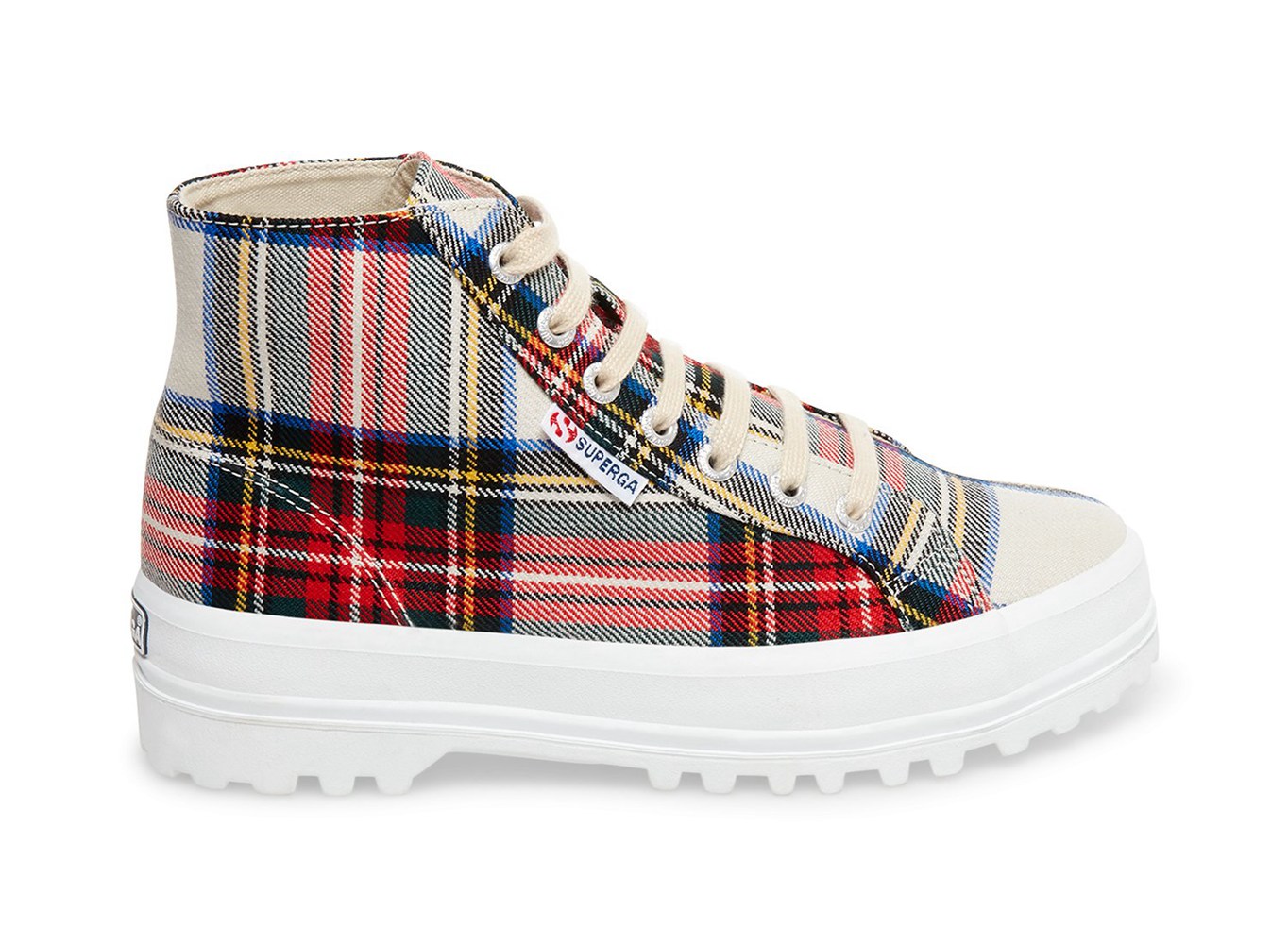 Superga Boots Womens - 2341 Cotw Plaid - Multicolor - IUZRX2796